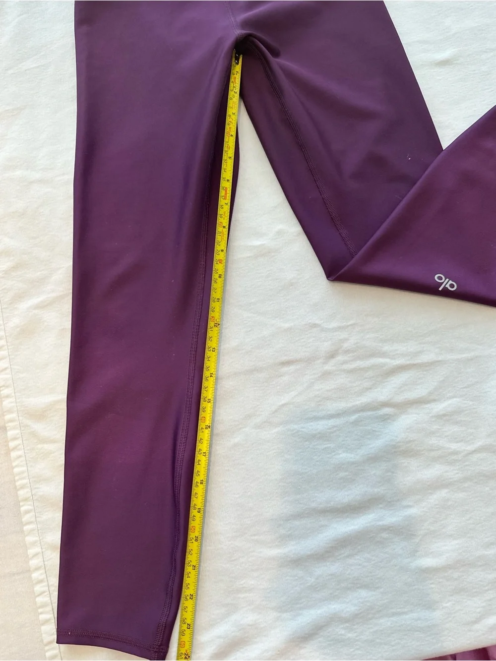 ALO Yoga Deep Plum High-Waist Leggings
